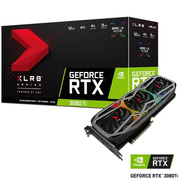 Placa de Video PNY GeForce RTX 3080 Ti XLR8 Gaming REVEL EPIC-X RGB 12GB GDDR6X