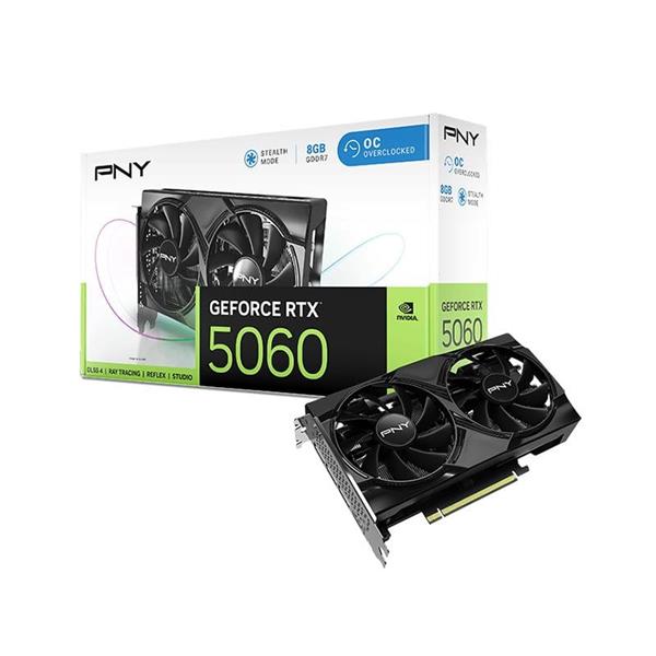 Placa de Video Pny Geforce RTX 5060 8GB Dual Fan OC GDDR7