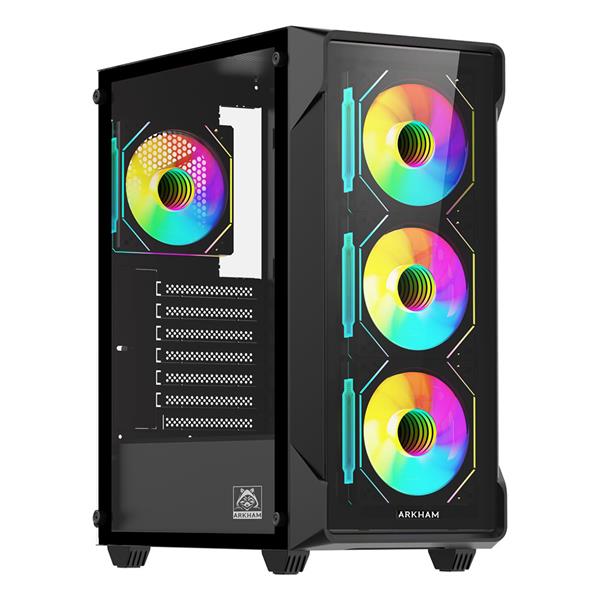 Gabinete Arkham Vorus Eco - Fan x4 Argb
