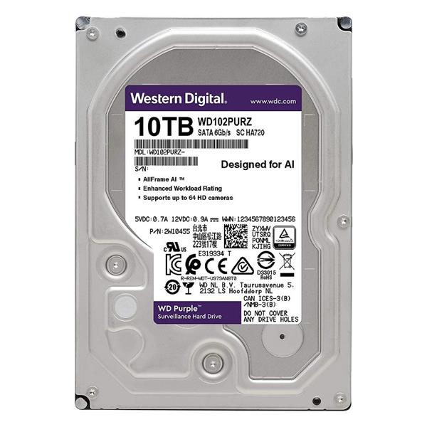 Disco Rigido WD PURPLE 10TB 3.5