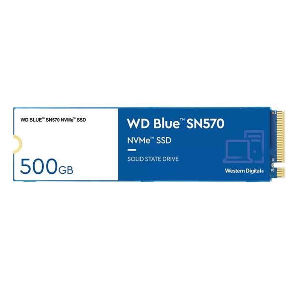 Disco Solido SSD 500GB Western Digital SN570 Blue M.2 NVMe PCIe x4 3.0