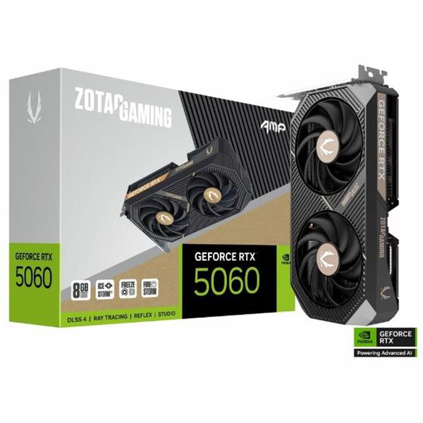 PLACA DE VIDEO ZOTAC NVIDIA GEFORCE RTX 5060 TWIN EDGE OC 8GB GDDR7